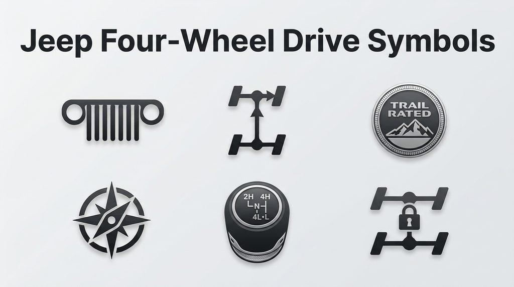 Jeep Four-Wheel Drive Symbols