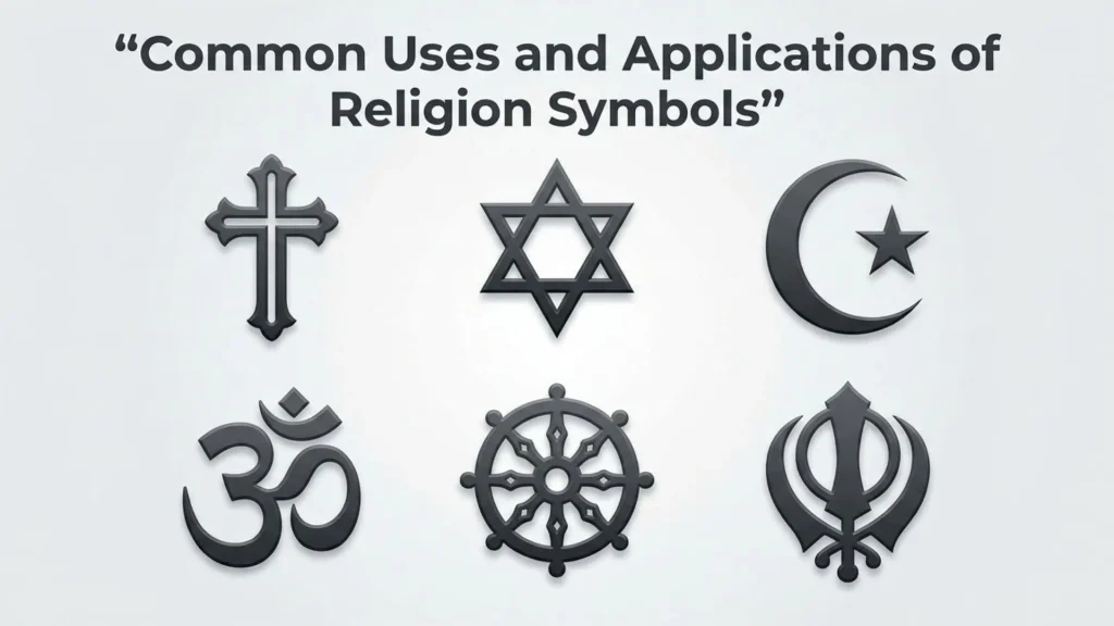 Common Uses and Applications of Religion Symbols