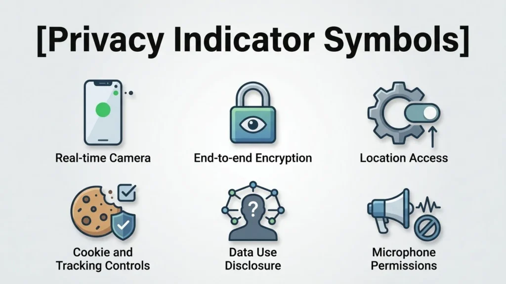 Privacy Indicator Symbols