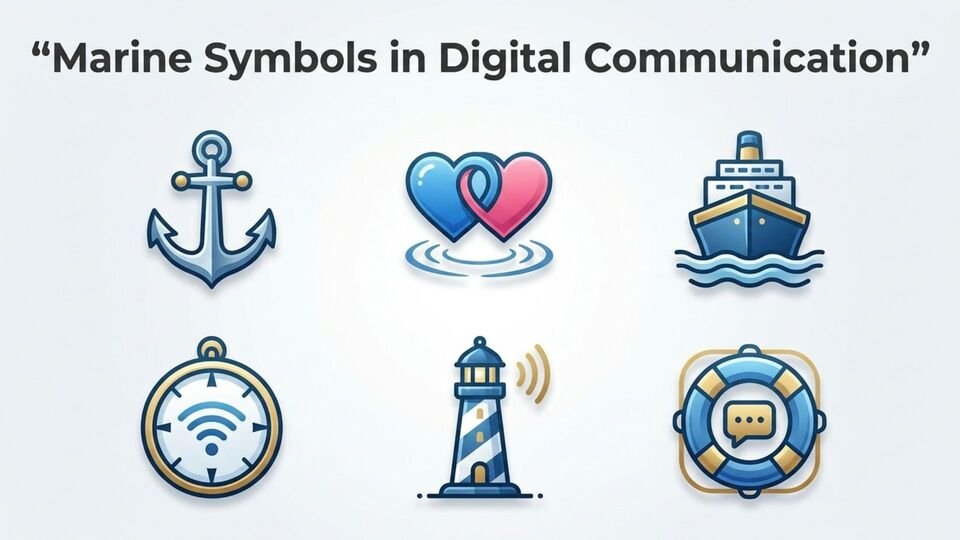 Marine Symbols in Digital Communication