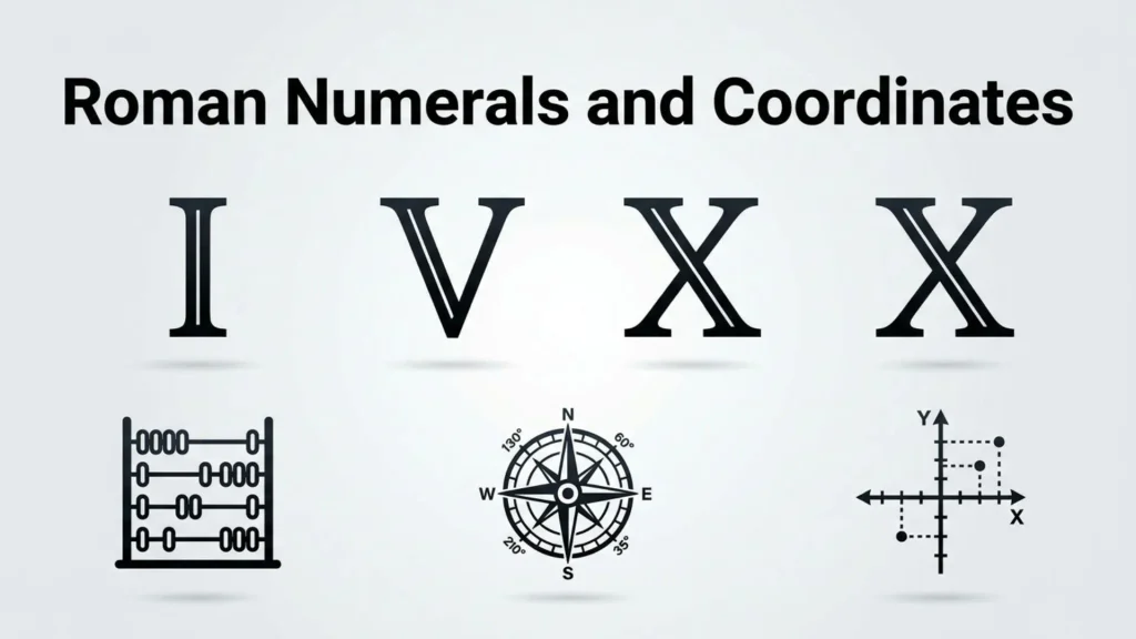 Roman Numerals and Coordinates