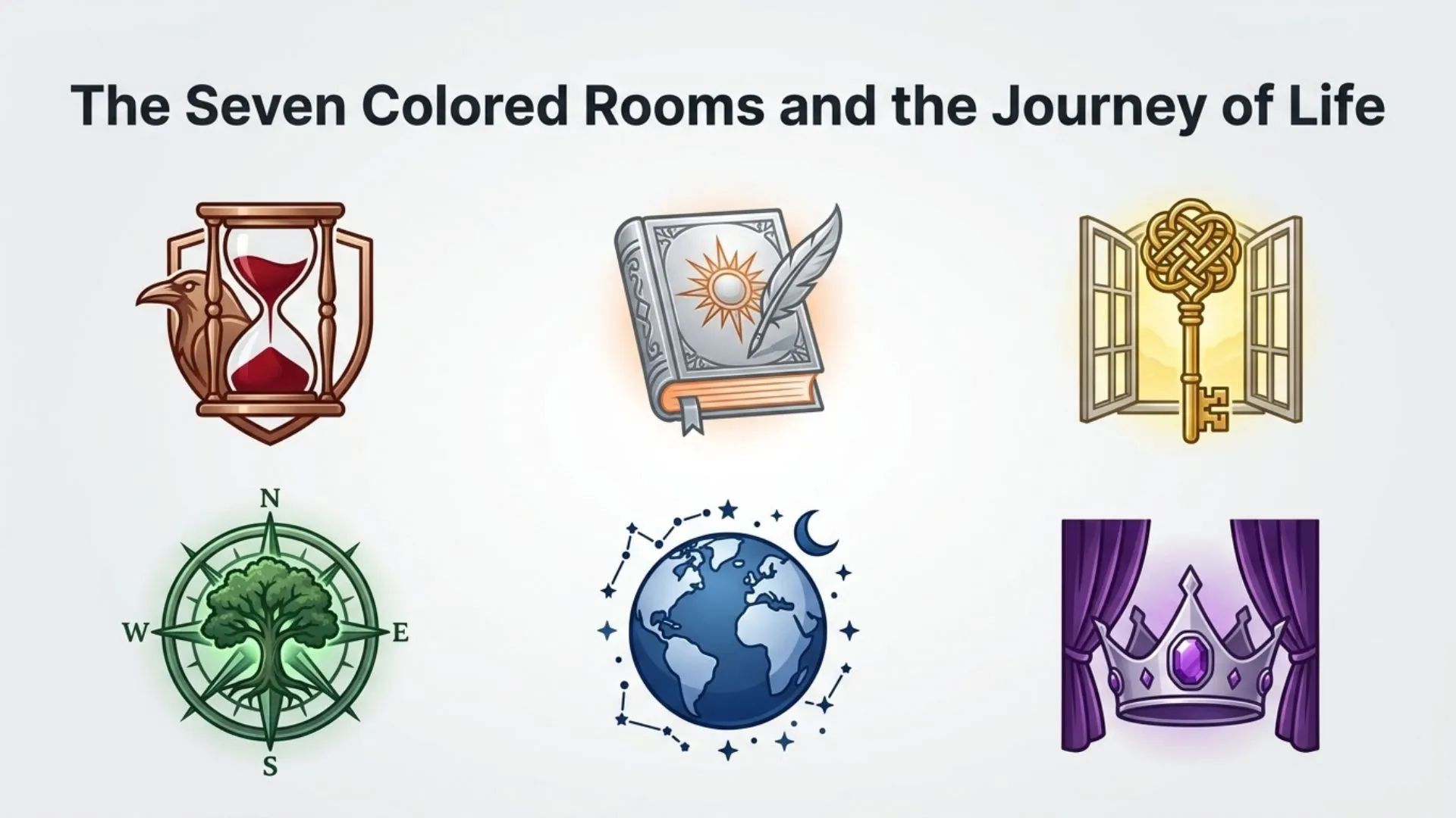 The Seven Colored Rooms and the Journey of Life