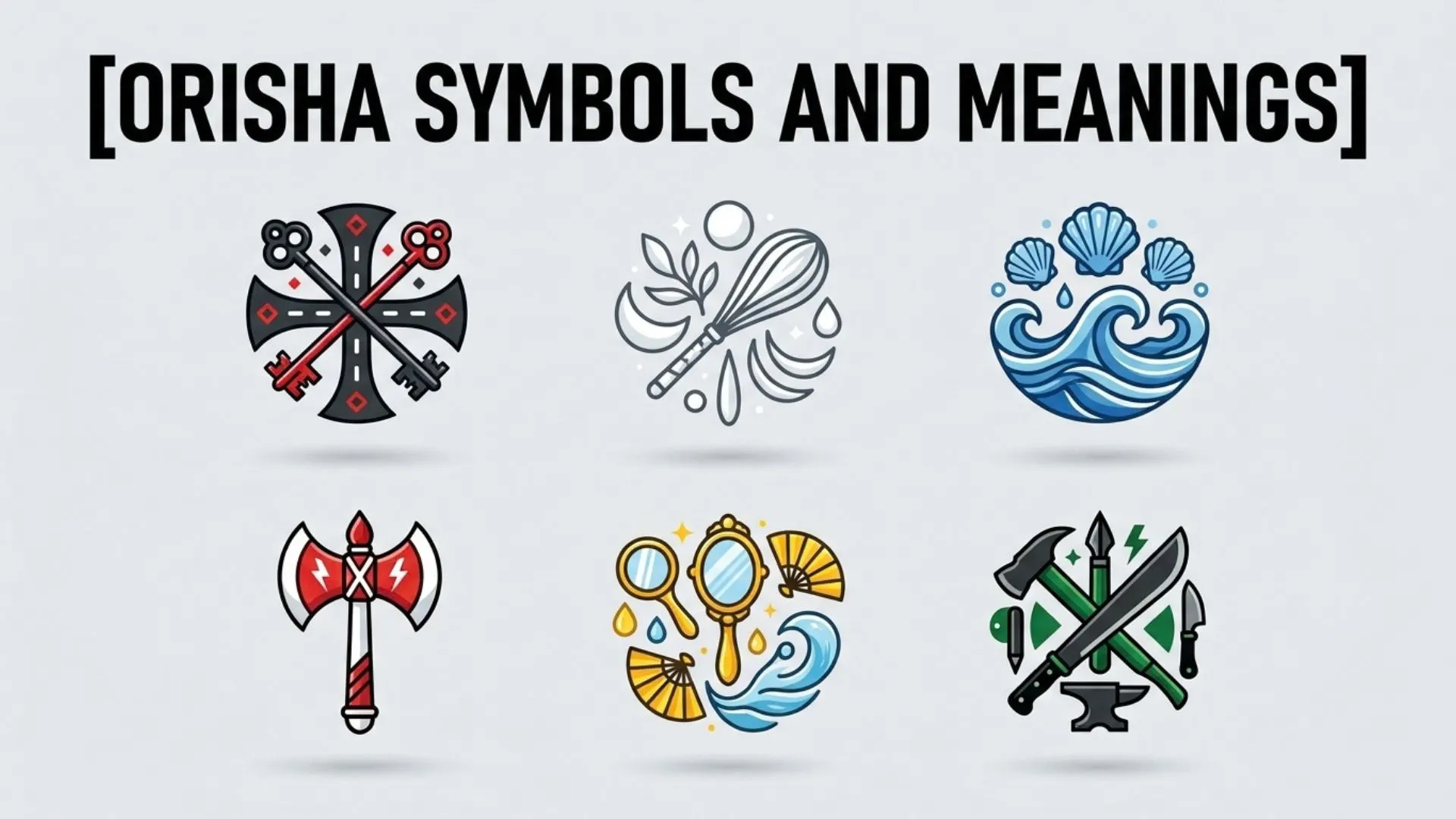 Orisha Symbols and Meanings (A Complete Guide to Sacred Yoruba Symbols)