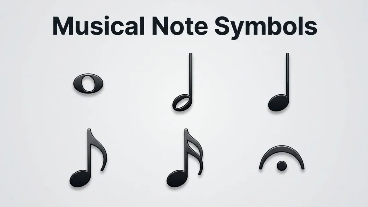 Musical Note Symbols (Meanings, Names, and Uses in Music Notation)