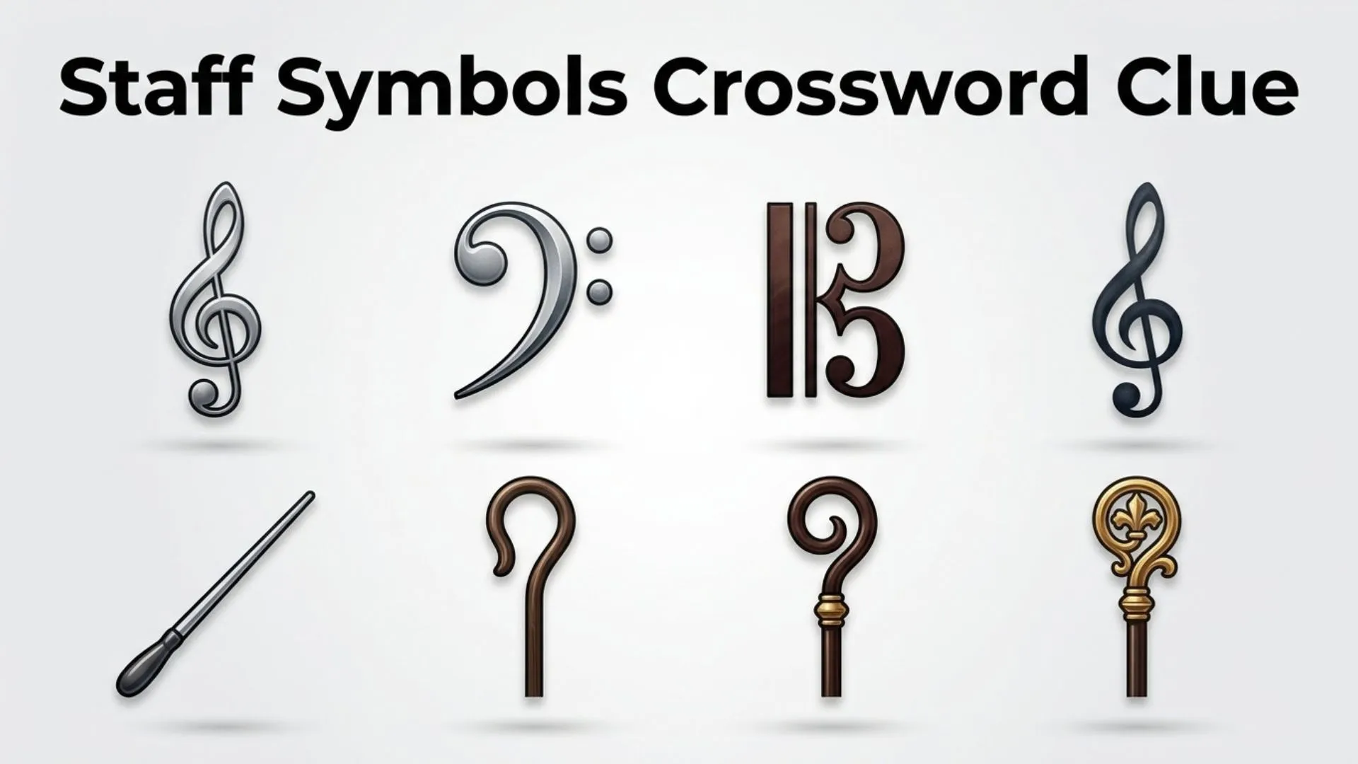 Staff Symbols Crossword Clue (Answers, Meanings, and Music Staff Symbols Explained)